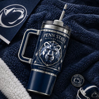 PSU Lion Crest - Navy, Facets and Quiet Composure