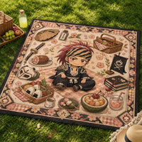 Renji and the Sakura Spread - An Editorial Floor Composition in Six