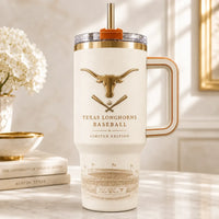 TEX Ballpark Heritage - Gold Longhorn Crest on Cream