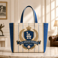 LAD Heritage Crest - Cream, Royal Blue and Gold Tote