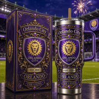 ORL Heritage Crest - Purple and Gold Ornamental Tumbler