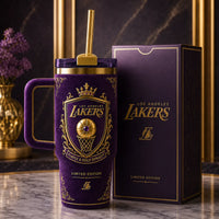 LAL Purple & Gold Dynasty - Heraldic Crest Tumbler