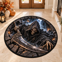 Reaper's Arc - Scythe-Forward Circular Floor Statement