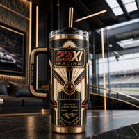 23XI Deco - Gilded Crest and Black Column Tumbler