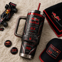 Forged Carbon and Racing Red - RBR 33 Tumbler