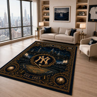 NYY Est. 1903 - A Floor Study in Navy, Gold and City Light