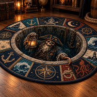 Lantern Rising - Nautical Well Medallion Floor Composition