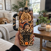 Goku Ascended - Golden Transformation Tumbler Built for Impact
