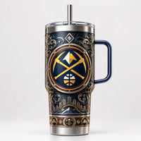 DEN Medallion - Navy and Gold Heritage Crest Tumbler