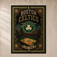 BOS Est. 1946 - Emblem, Court and Gilded Border